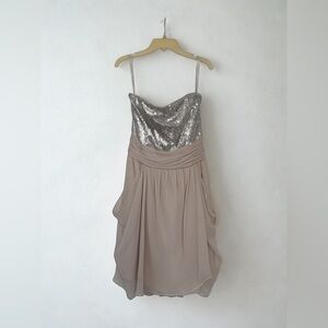 Bill Levkoff Sequin Bodice Dress